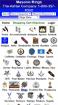 Mobile Screenshot of custommasonicrings.com